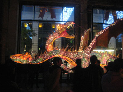 Dragon lumineux